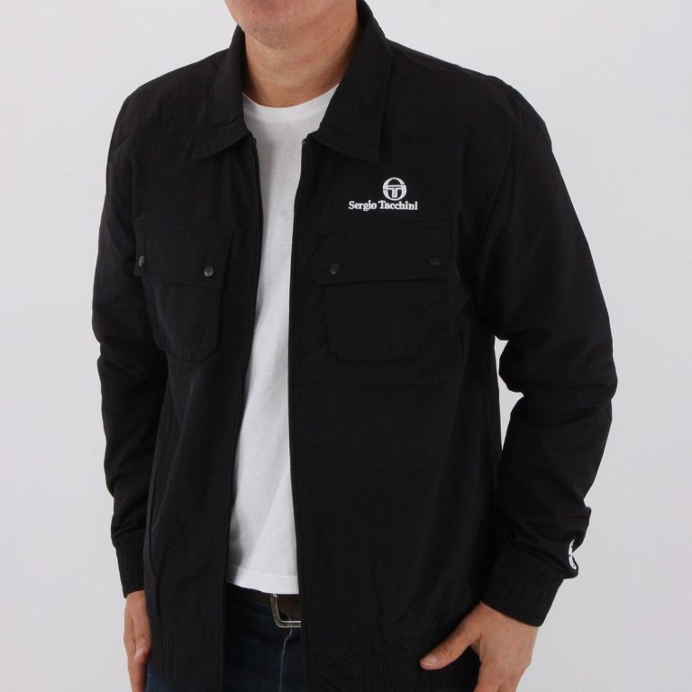 Sergio Tacchini New Devote Smart Jacket - Black/White