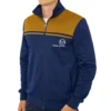 Sergio Tacchini New Young Line Track Top - Maritime Blue / Golden Brown