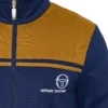 Sergio Tacchini New Young Line Track Top - Maritime Blue / Golden Brown