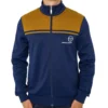 Sergio Tacchini New Young Line Track Top - Maritime Blue / Golden Brown