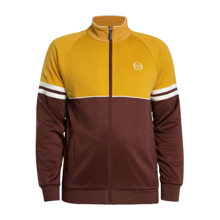 Sergio Tacchini Orion Track Jacket - Arrow Wood/Bitter Chocolate/Gardenia