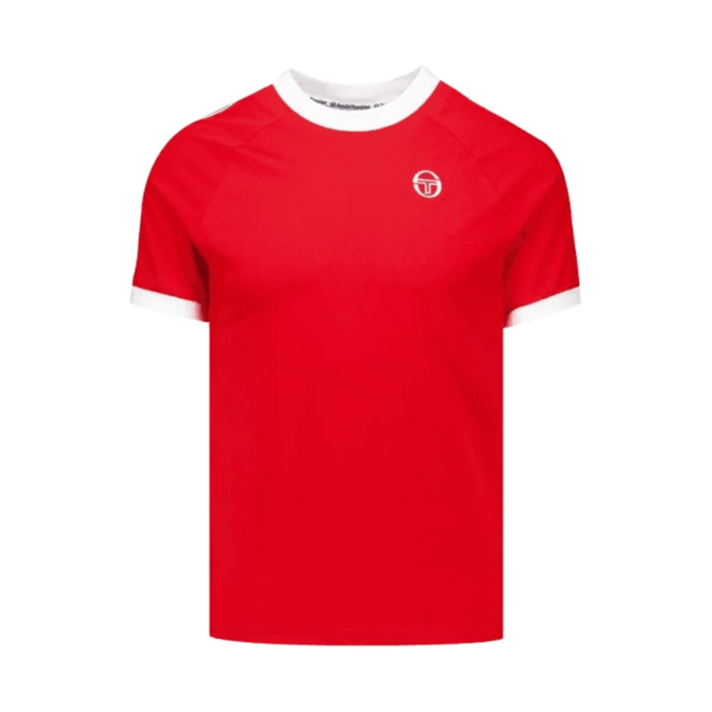 Sergio Tacchini Pino Ringer T-Singer - Adrenaline Rush / White 606
