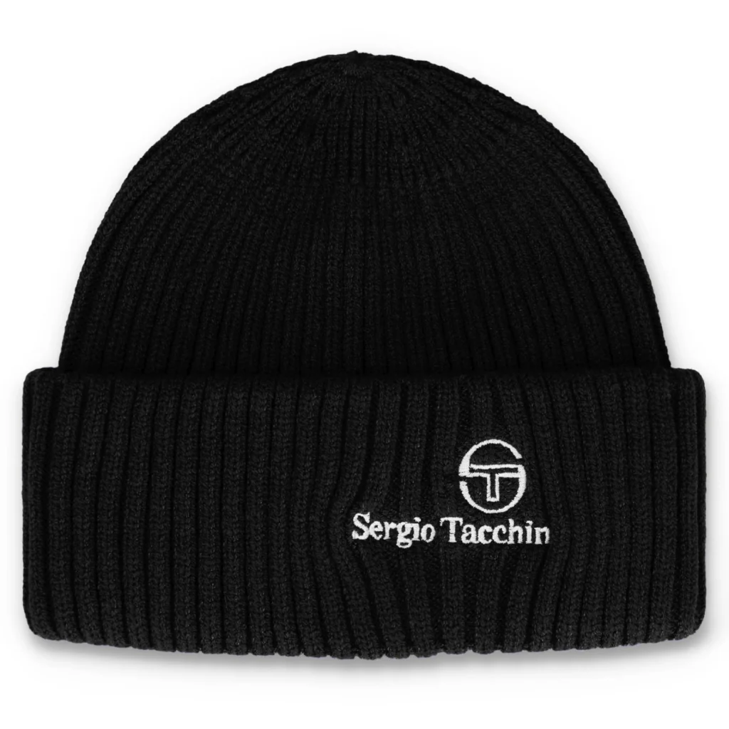 Sergio Tacchini Rizzo Ribbed Watch Beanie - Black