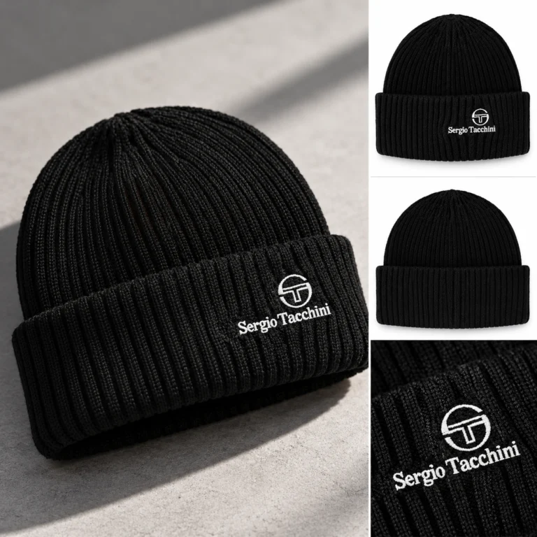 Sergio Tacchini Rizzo Ribbed Watch Beanie - Black