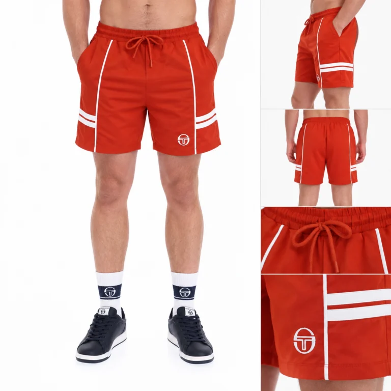 Sergio Tacchini Romolo Swim Shorts - Rooibos Tea / Gardenia