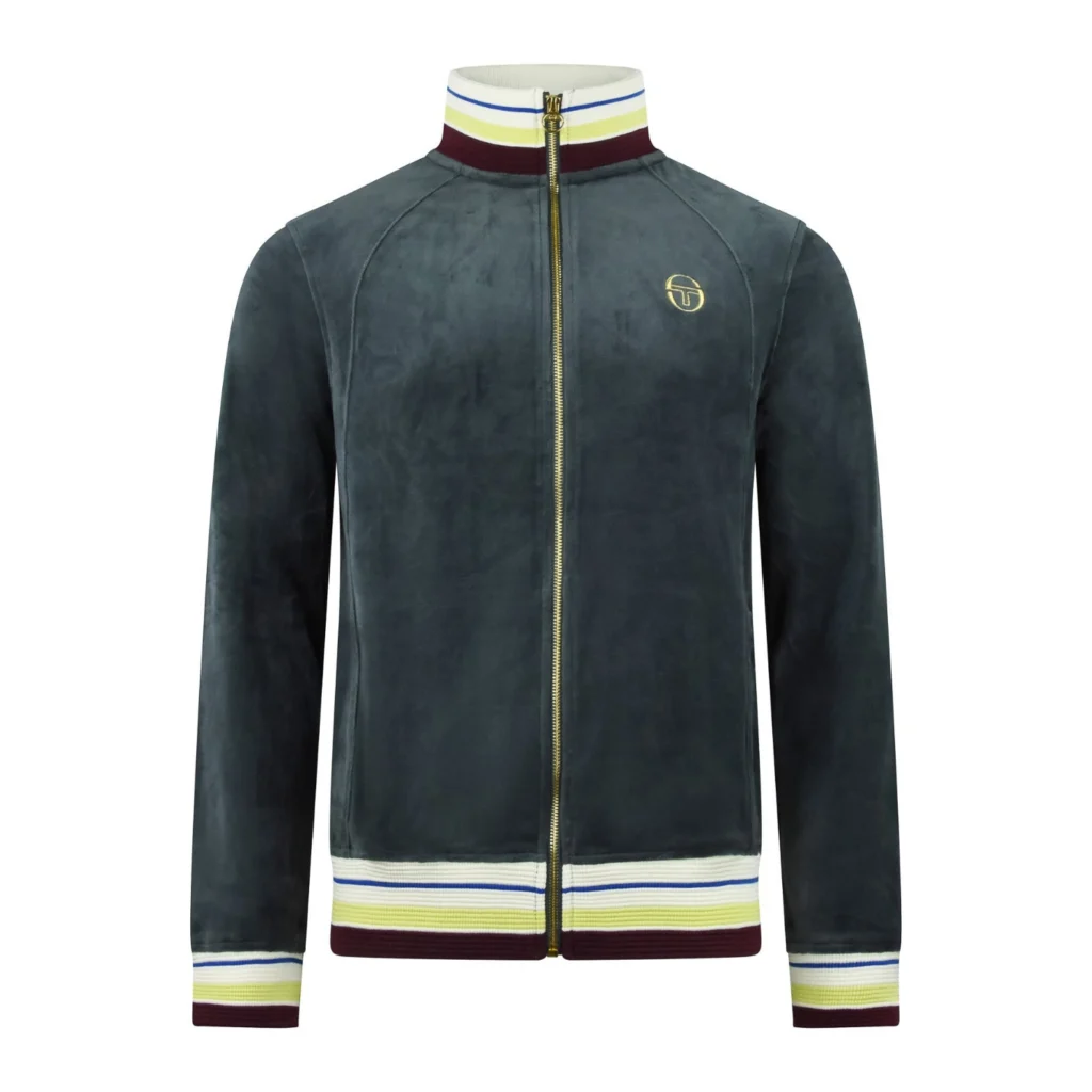 Sergio Tacchini Sartori Velour Track Jacket - Turbulence