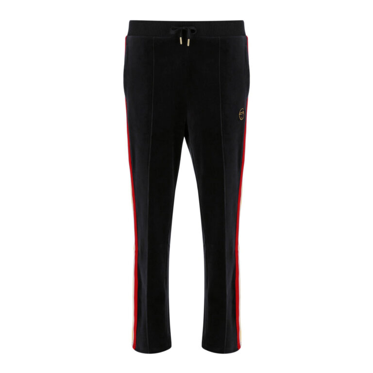 Sergio Tacchini Slice Velour Track Pants Jogger - Black