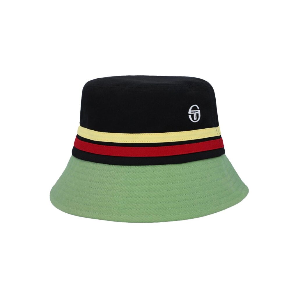 Sergio Tacchini Stonewoods Bucket Hat - Black/Jade Green