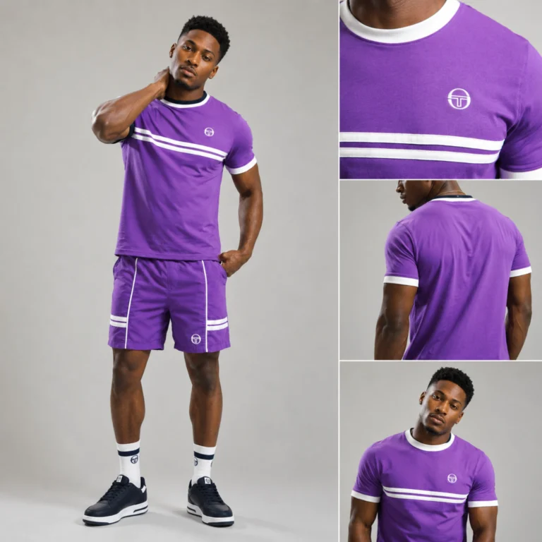 Sergio Tacchini Supermac Tee T-Shirt - Pansy / Gardenia