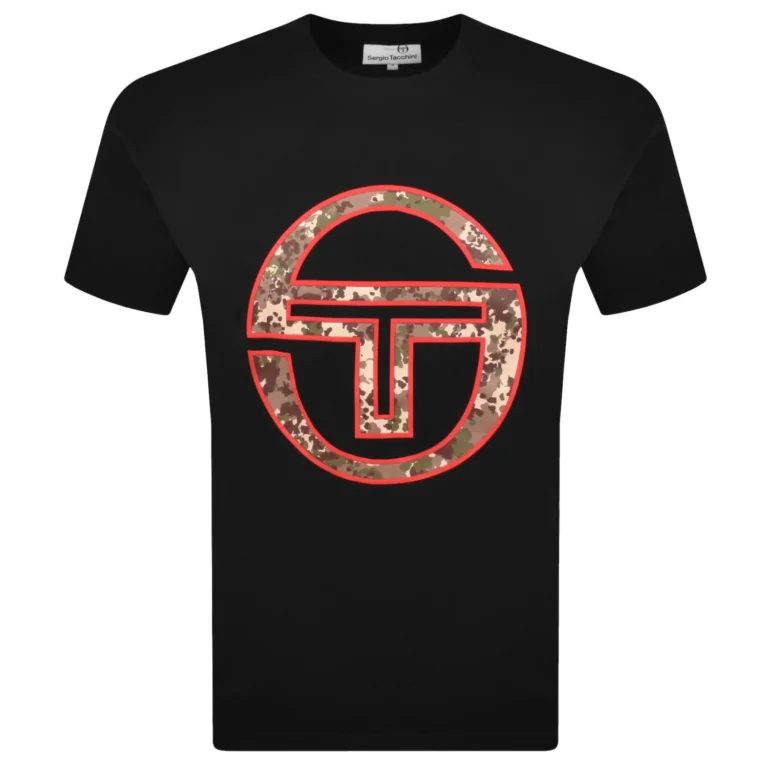 Sergio Tacchini Tresca Tee T-Shirt - Black