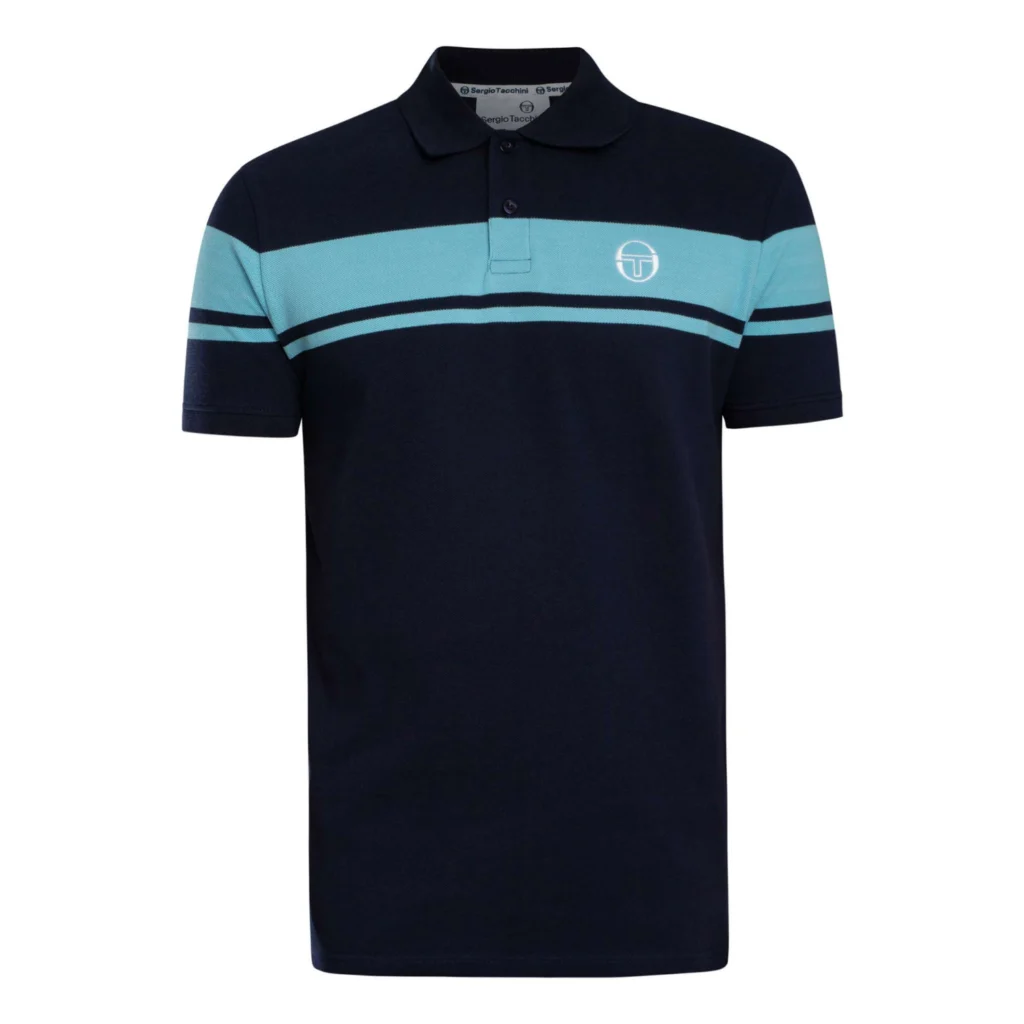 Sergio Tacchini Young Line Polo Shirt - Maritime Blue / Baltic Sea