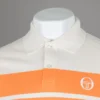 Sergio Tacchini Young Line Polo Shirt - Sandshell / Orange Pepper
