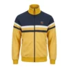 Trojan Panel Stripe TR/9051 Track Top - Mustard