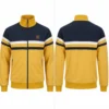 Trojan Panel Stripe TR/9051 Track Top - Mustard