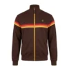 Trojan Retro Stripe TR/9002 Track Top - Chocolate