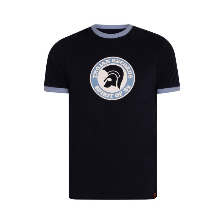 Trojan Spirit Of 69' Regular Fit Short Sleeve T-Shirt - Navy