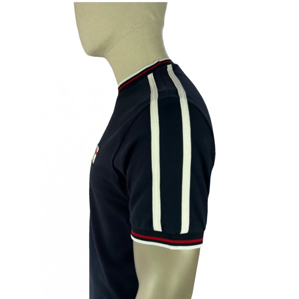 Trojan St George Badge Pique TR/9087 T-Shirt - Navy