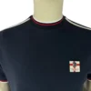 Trojan St George Badge Pique TR/9087 T-Shirt - Navy