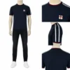 Trojan St George Badge Pique TR/9087 T-Shirt - Navy