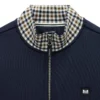 Weekend Offender Alameda Jacquard Rib Track Top - Navy
