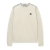 Weekend Offender Beida Mid House Check Panel Sweatshirt - Cement