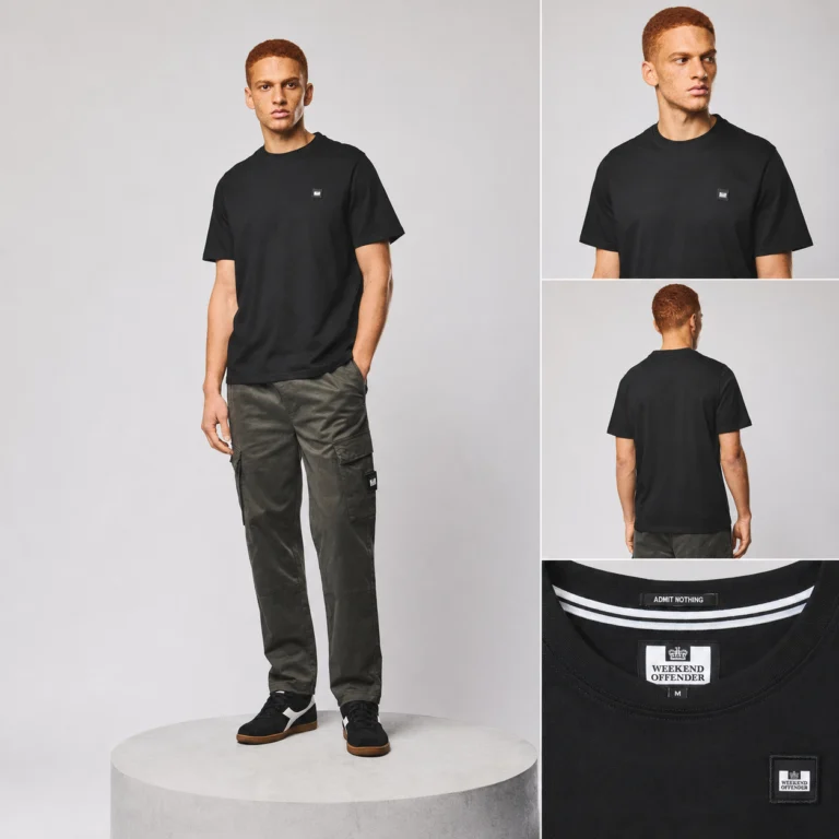 Weekend Offender Brooklands Badge Tee - Black