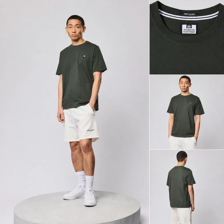 Weekend Offender Brooklands Badge Tee - Black Forest