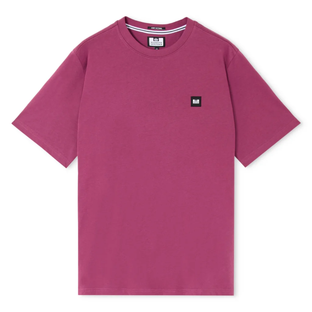 Weekend Offender Brooklands Badge Tee - Kirsch