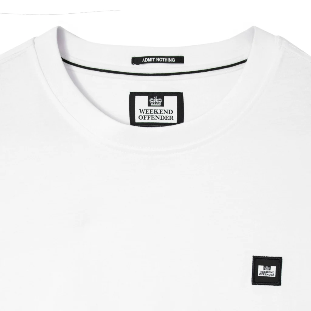 Weekend Offender Brooklands Badge Tee - White