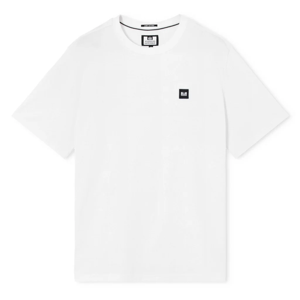 Weekend Offender Brooklands Badge Tee - White