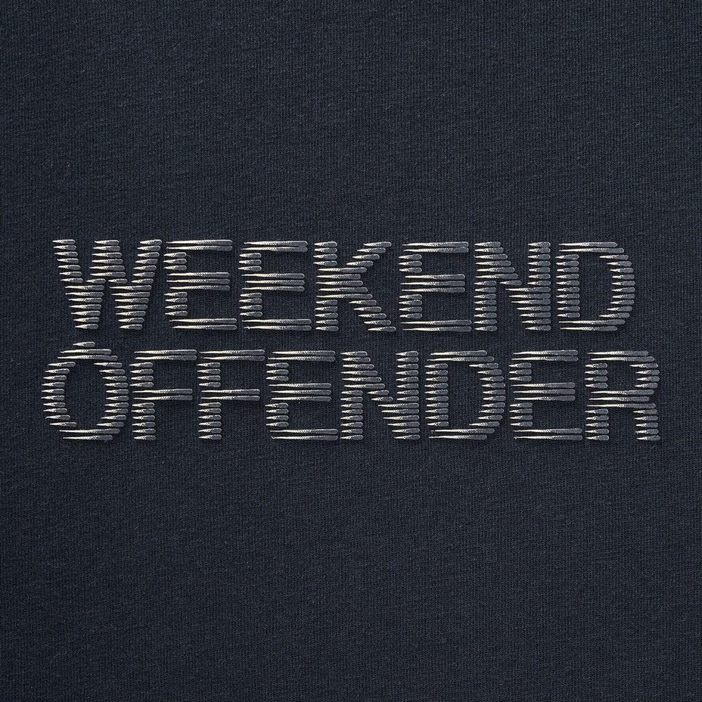 Weekend Offender Bucci Graphic T-Shirt - Navy