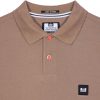 Weekend Offender Caneiros Polo Shirt - Mocha Brown