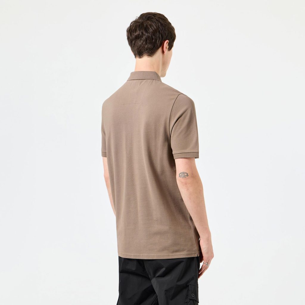 Weekend Offender Caneiros Polo Shirt - Mocha Brown