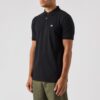 Weekend Offender Caneros Regular Fit Short Sleeve Polo Shirt - Black