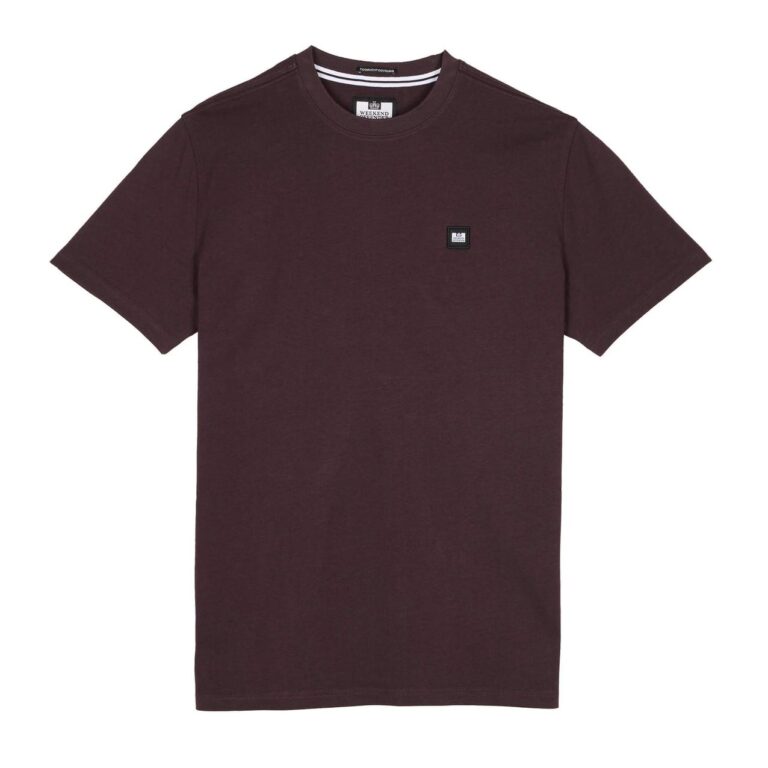 Weekend Offender Cannon Beach Regular Fit Short Sleeve T-Shirt - Dark Chocolate