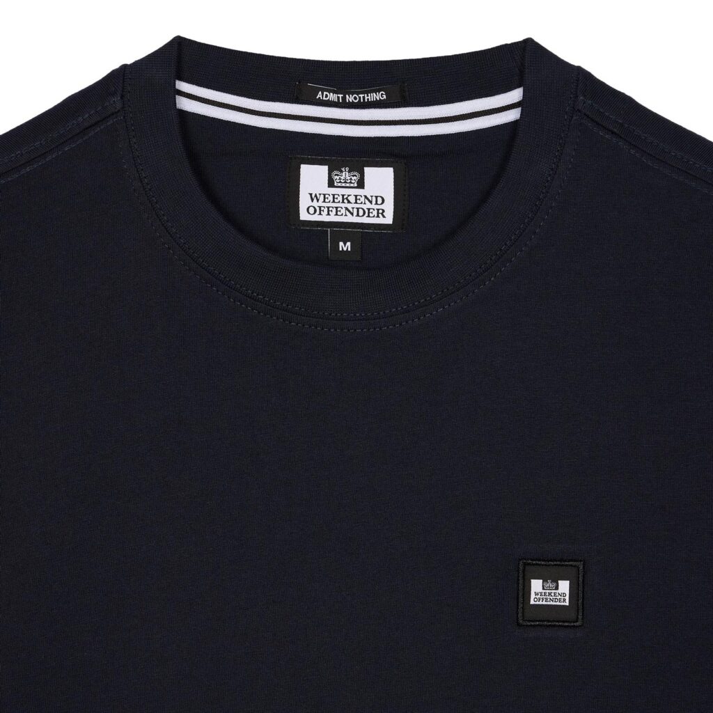 Weekend Offender Cannon Beach Regular Fit Short Sleeve T-Shirt - Navy