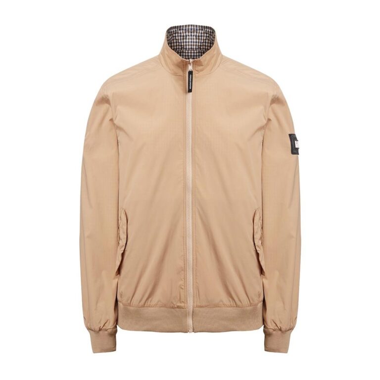 Weekend Offender Capricious Reversable Regular Fit Long Sleeve Jacket - Sandcastle