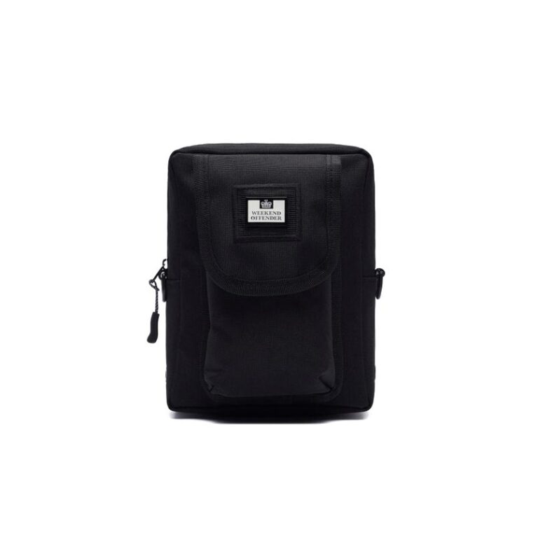 Weekend Offender Detachable Phone Pouch Side Bag - Black