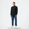 Weekend Offender Dice Long Sleeve Polo Shirt - Black