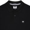 Weekend Offender Dice Long Sleeve Polo Shirt - Black