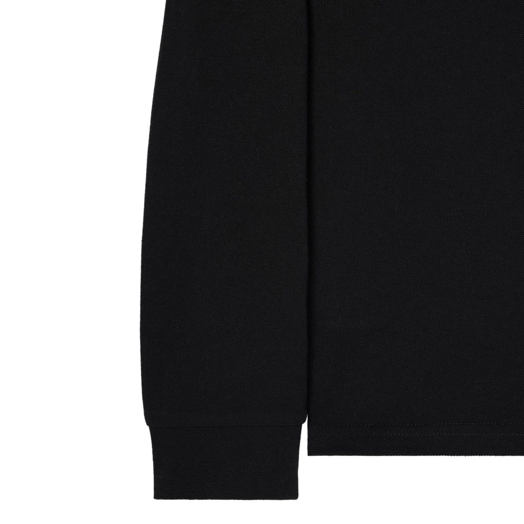 Weekend Offender Dice Long Sleeve Polo Shirt - Black
