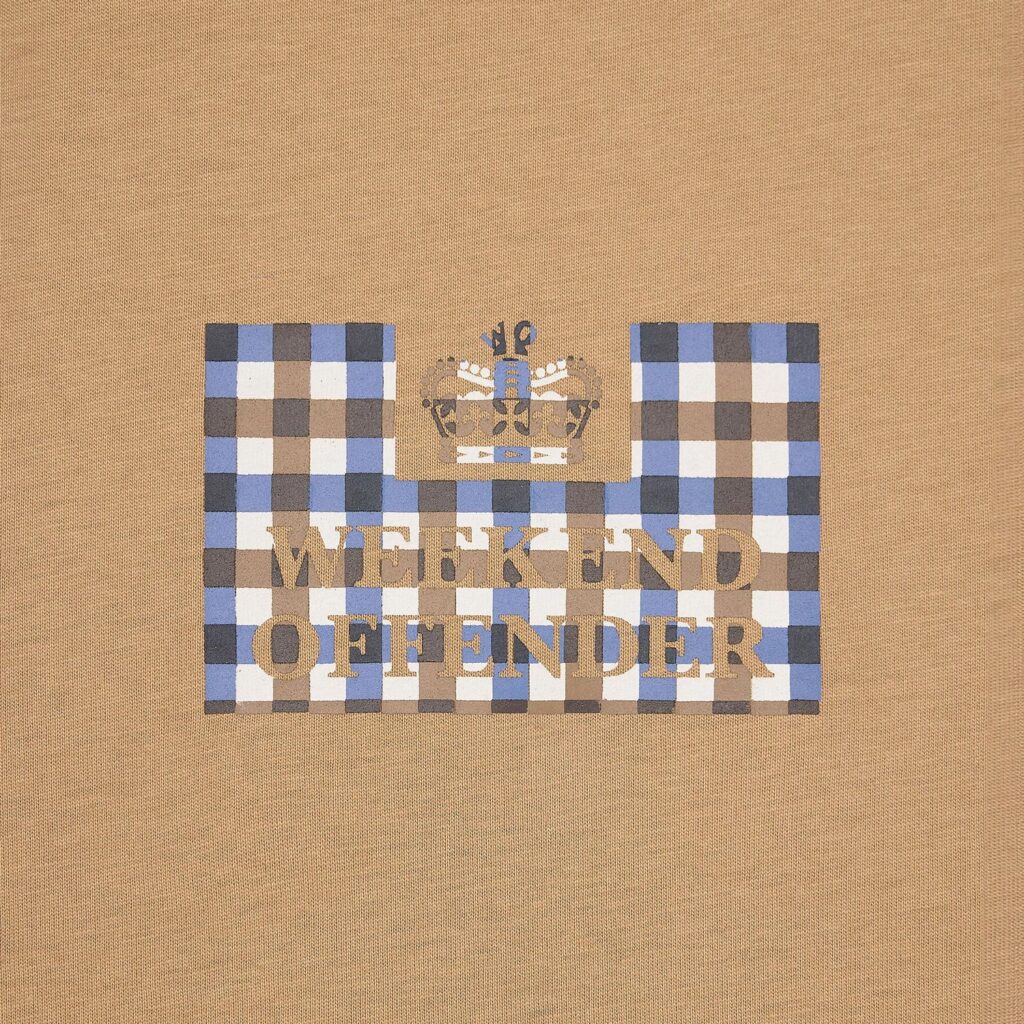Weekend Offender Dygas Regular Fit T-Shirt - Cognac