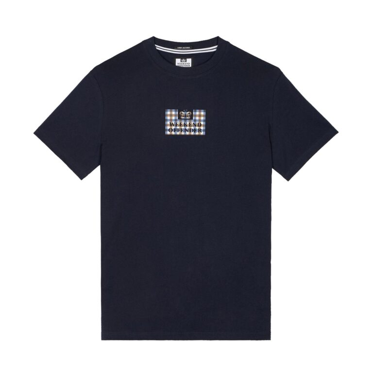 Weekend Offender Dygas Regular Fit T-Shirt - Navy