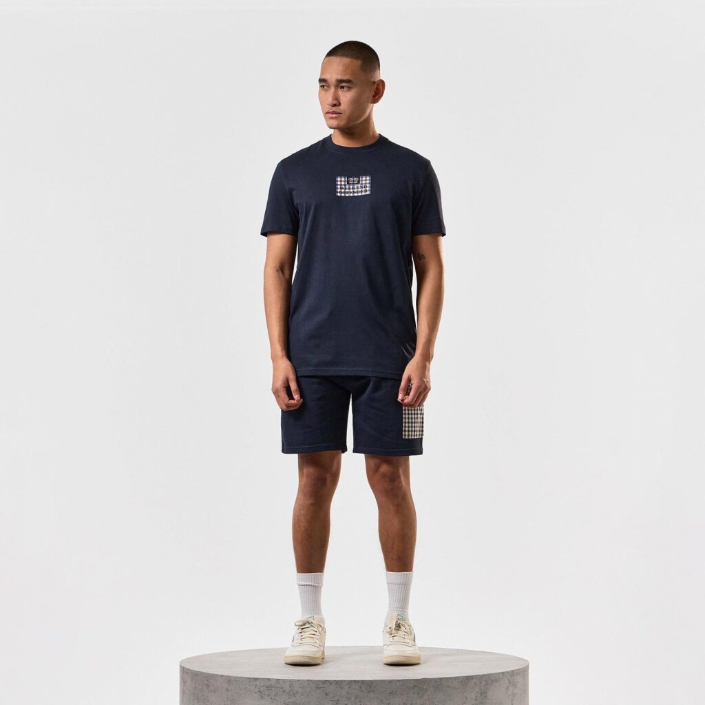 Weekend Offender Dygas Regular Fit T-Shirt - Navy