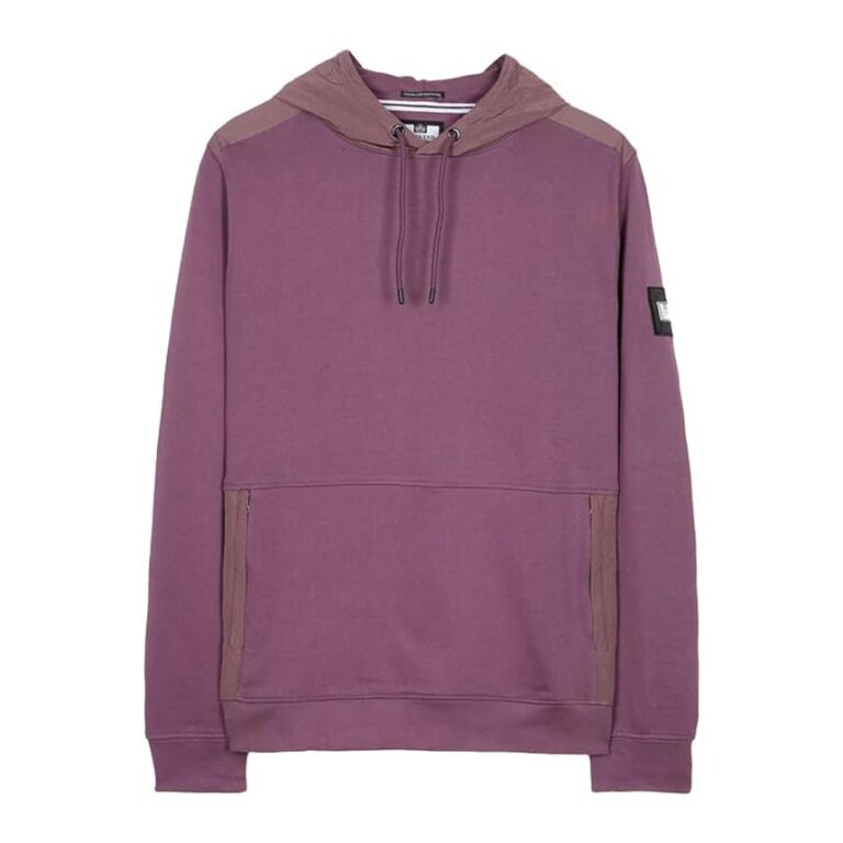 Weekend Offender El Caminito Regular Fit Long Sleeve Hoodie - Dark Grape