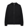 Weekend Offender Enzo Regular Fit Knitted Hooded Sweatshirt - Black