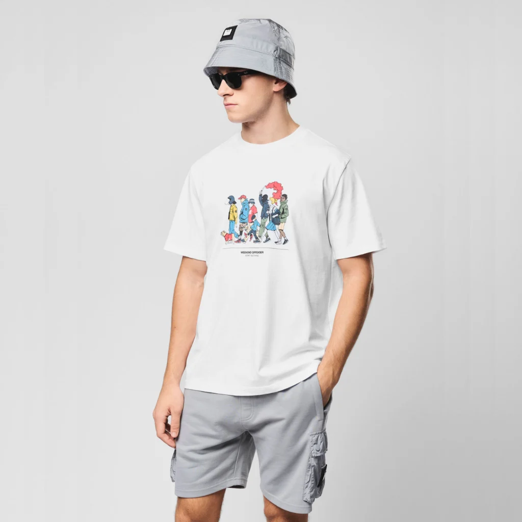 Weekend Offender Everyone Graphic Tee - White