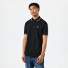 Weekend Offender Farina Polo Shirt - Black/Snap Dragon