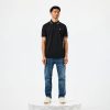 Weekend Offender Farina Polo Shirt - Black/Snap Dragon