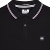 Weekend Offender Farina Polo Shirt - Black/Snap Dragon